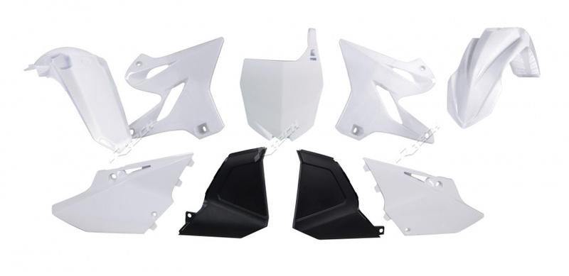Kit de plástica RACETECH (6 pcs) - Blanco