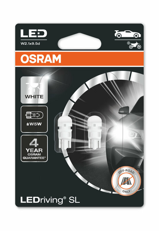 Lámpara OSRAM Retrofit LEDriving W5W Light Bulbs 12V 0,8W - 2 uds