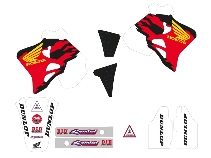 Kit adhesivos TECNOSEL Team Honda USA 1992