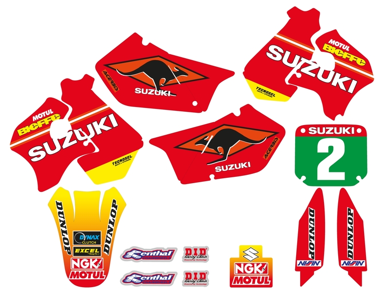 Kit adhesivos TECNOSEL Team Suzuki 1998