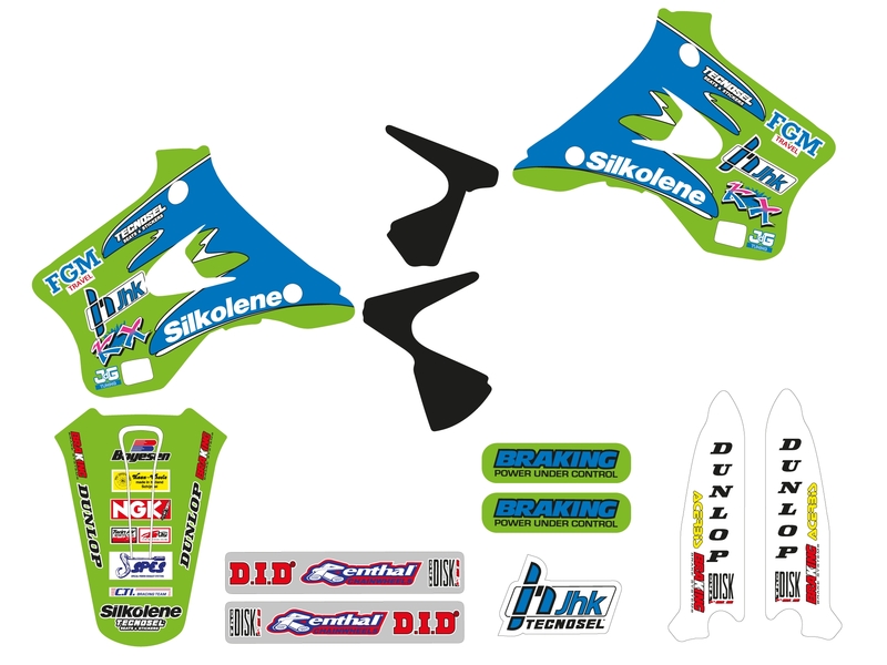 Kit adhesivos TECNOSEL Team Kawasaki 1996