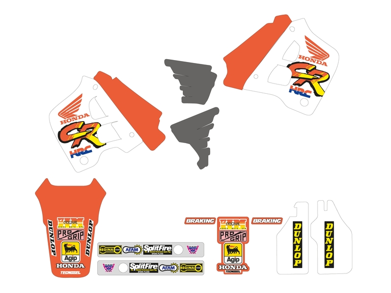 Kit adhesivos completo TECNOSEL Team Honda 1991