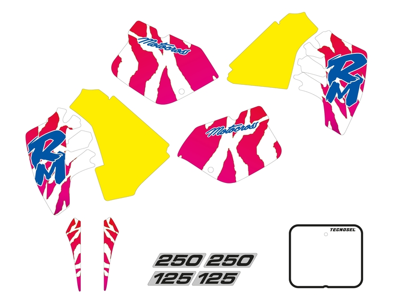 Kit adhesivos completo TECNOSEL OEM Suzuki 1992
