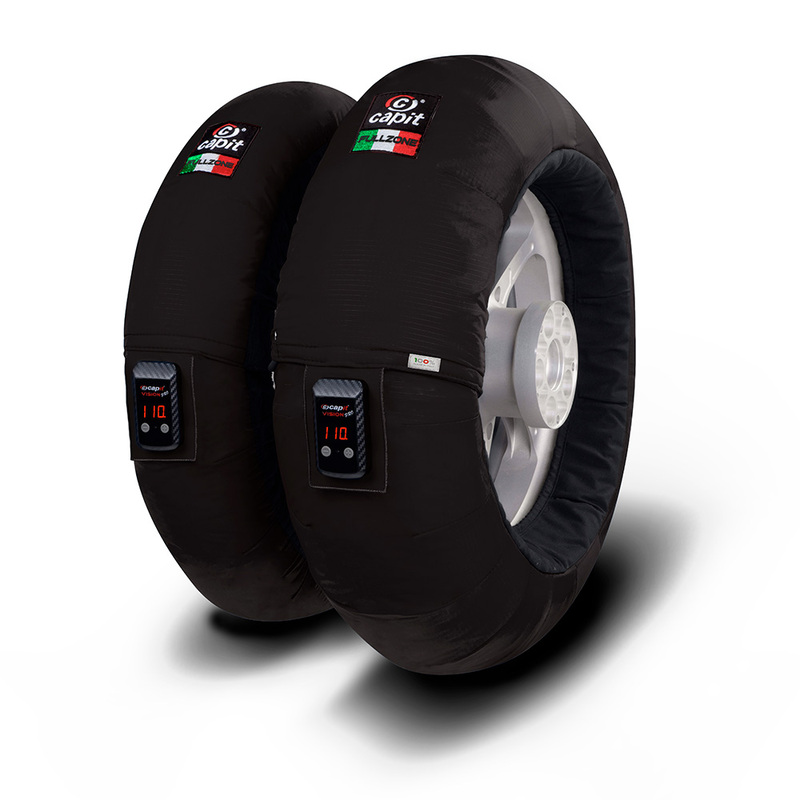 Calentadores CAPIT Vision Full Zone negro (Del. 115-120-125/17” / Tras. ≤200/55/17”)