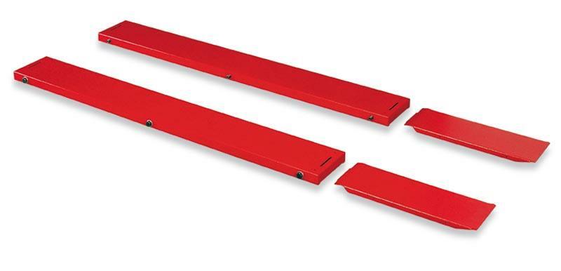 Extensiones laterales rojas estándar BIKE LIFT 210x30cm para MAX 504 - SW-516