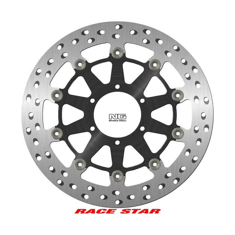 Disco de freno NG BRAKES Race Star redondo flotante