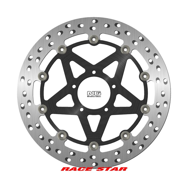 Disco de freno NG BRAKES Race Star redondo flotante