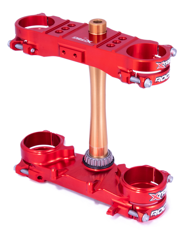 Tija completa XTRIG ROCS Tech offset 22mm - Rojo