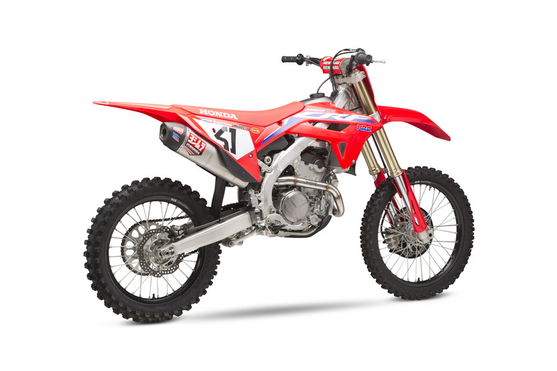 Linea completa Yoshimura Signature RS-12, titanio, silencioso titanio y tapa carbono CRF250 2022