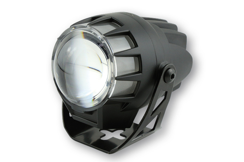 Faro delantero LED HIGHSIDER pro Dual-Stream - 45 mm - negro - 1 pieza