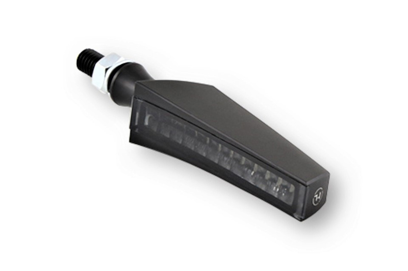 Intermitente secuencial LED HIGHSIDER pro STS 1 - homologado E - negro/ahumado - par