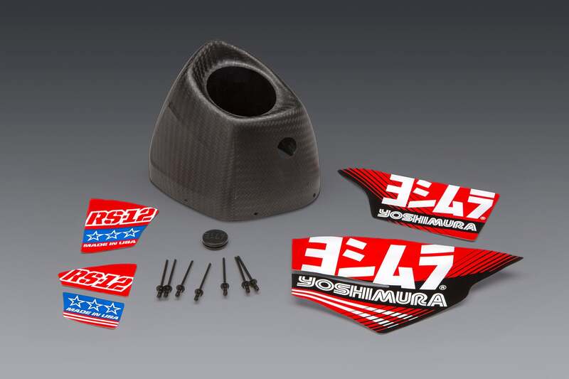 Kit recambio tapa YOSHIMURA carbono RS-12