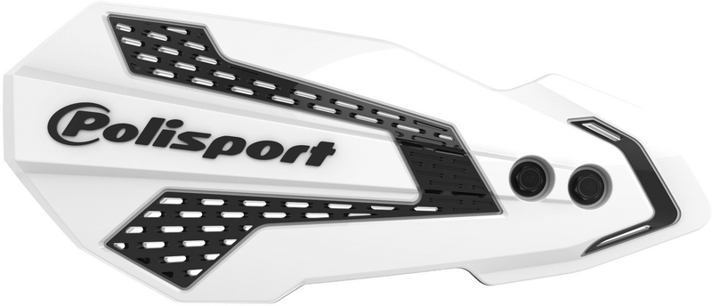 Paramanos POLISPORT MX Flow blanco / negro - Kawasaki KX250F / 450F