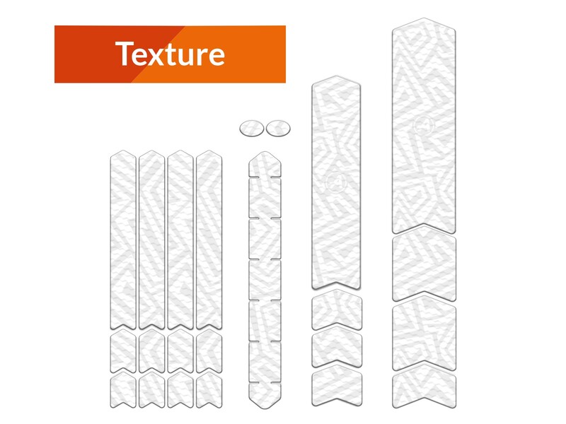 Kit adhesivos protectores cuadro ALGIS texture L LINES blanco