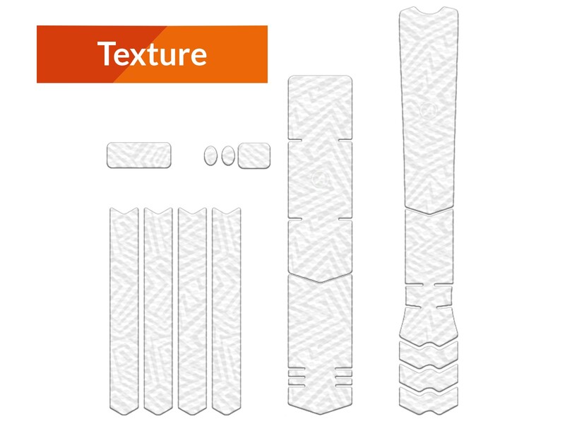 Kit adhesivos protectores cuadro ALGIS texture XL LINE blanco