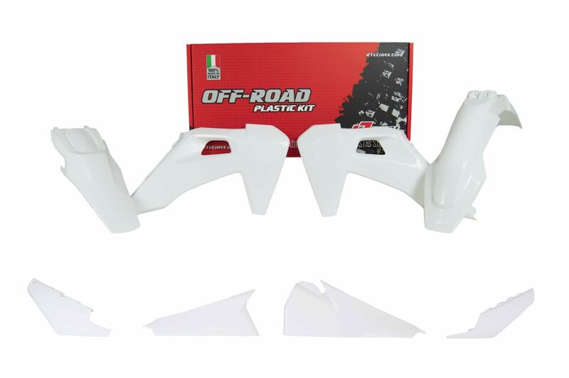 Kit de plástica RACETECH (5 pcs) - Blanco