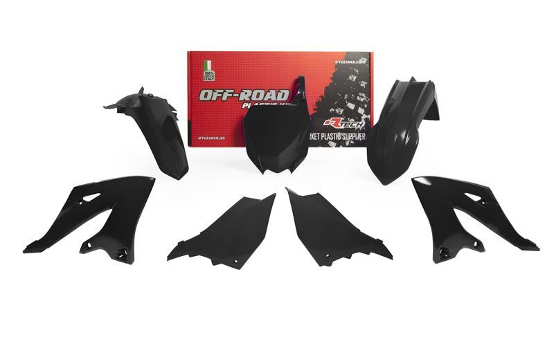Kit de plástica RACETECH (5 pcs) - Negro