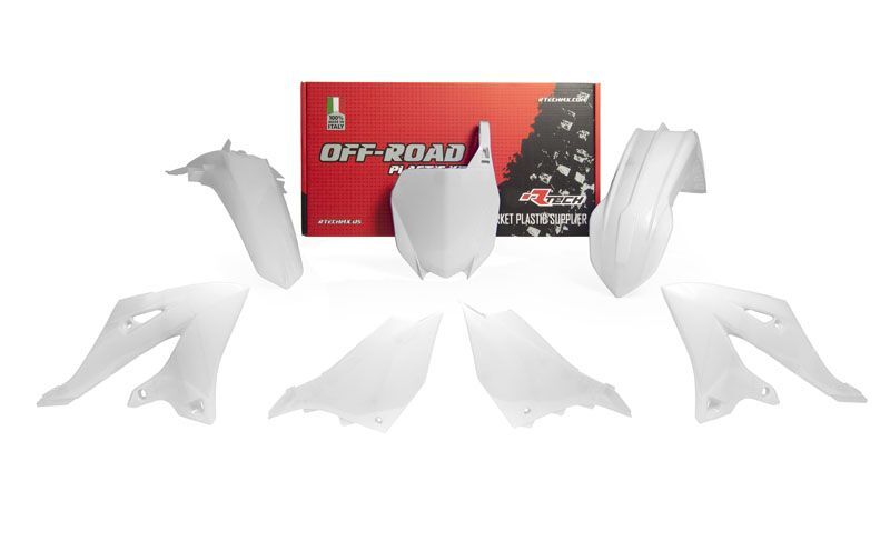 Kit de plástica RACETECH (5 pcs) - Blanco