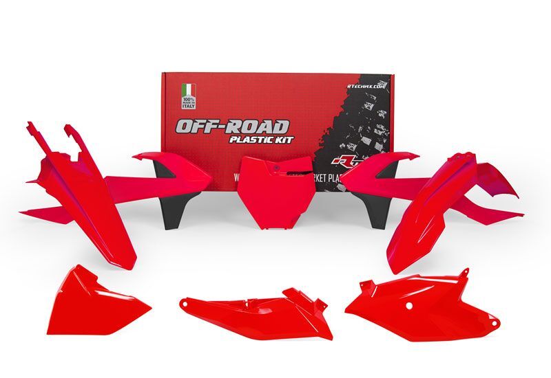 Kit de plástica RACETECH (6 pcs) - Rojo