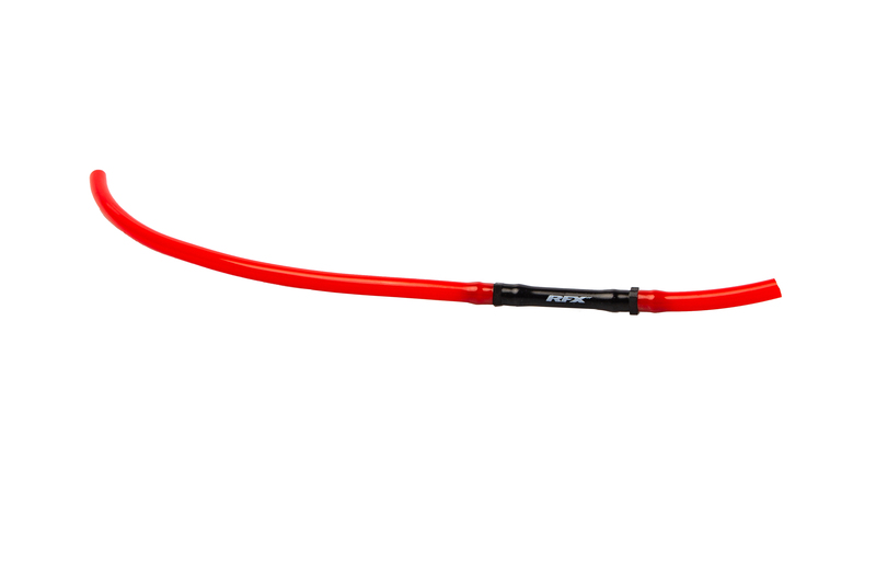 Tubo de ventilación RFX Race Series - Tubo largo con válvula unidireccional 5 pcs - rojo