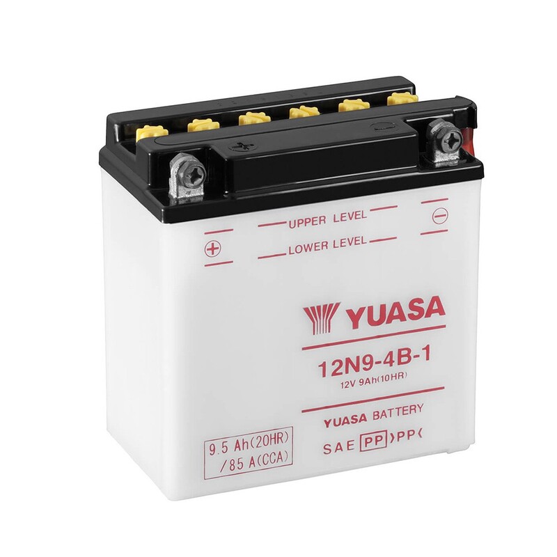 Batería YUASA 12N9-4B-1 Combipack (con electrolito)