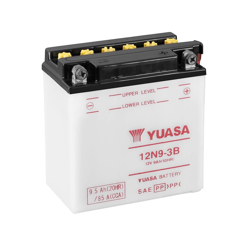 Batería YUASA 12N9-3B Combipack (con electrolito)
