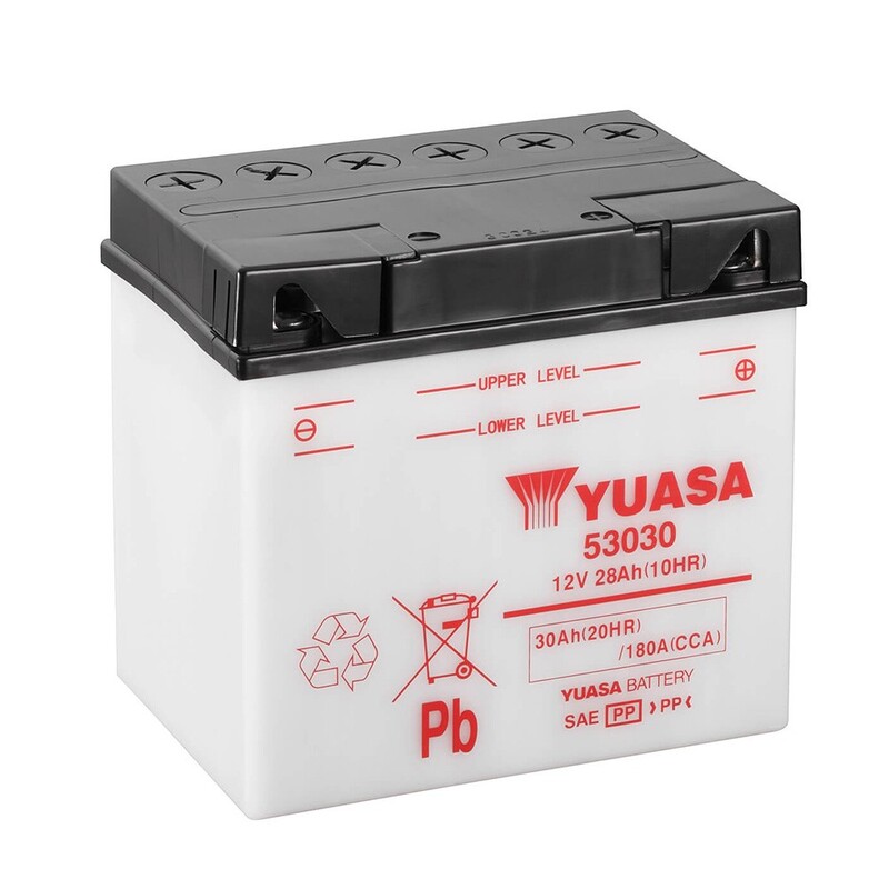 Batería YUASA 53030 Combipack (con electrolito)