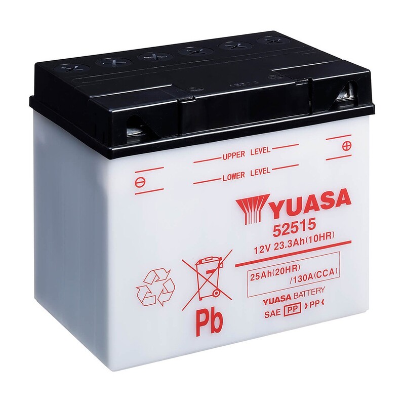 Batería YUASA 52515 Combipack (con electrolito)