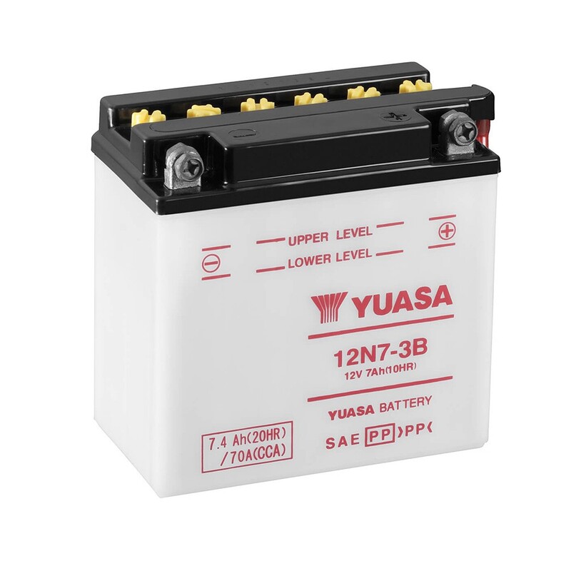 Batería YUASA 12N7-3B Combipack (con electrolito)
