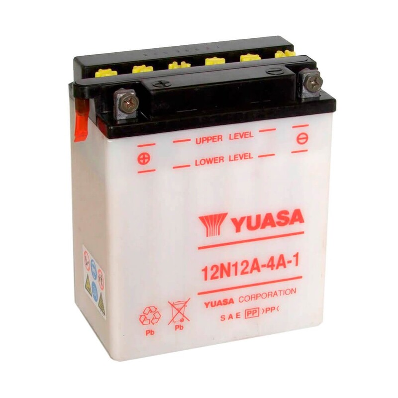 Batería YUASA 12N12A-4A-1 Combipack (con electrolito)