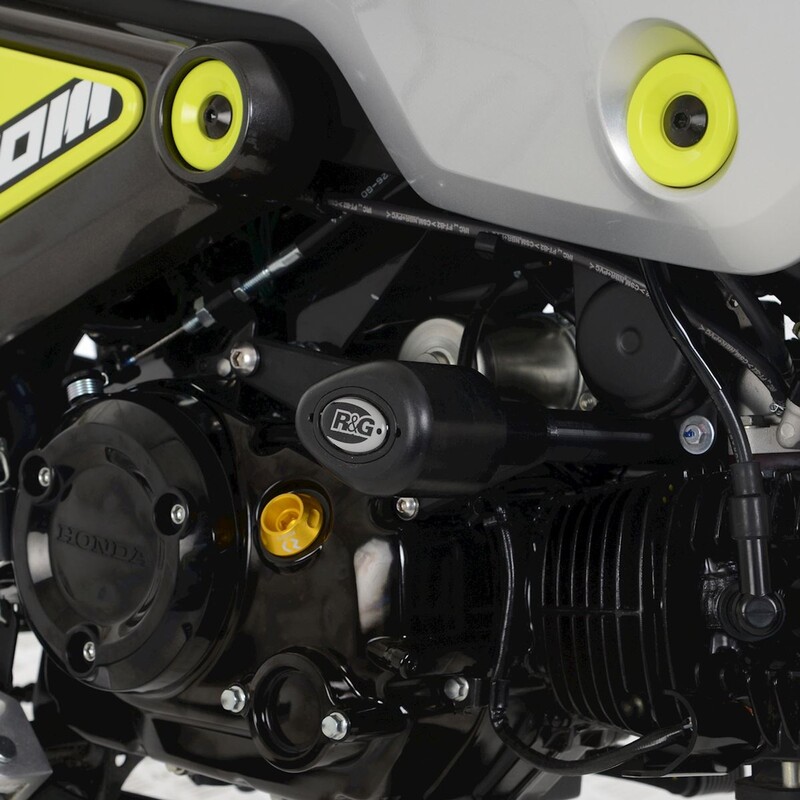 R&G RACING Aero Crash Protectors - Black Honda MSX 125 GROM