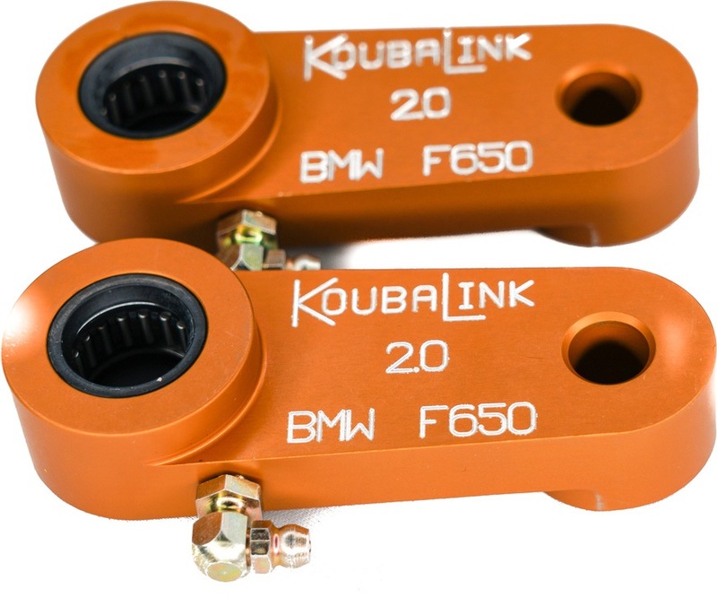 Kit de bajada KOUBALINK (50.8 mm) naranja - BMW F650 Funduro