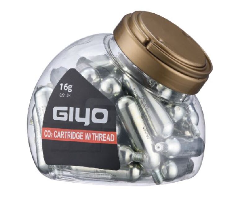 Cartucho inflador GIYO 16g CO2 bote x40 pcs