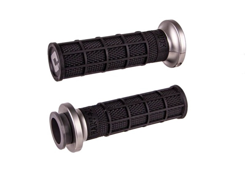 Juego de puños completos ODI V-Twin Lock-on™ Hart-Luck Signature TBW (acelerador por cable) - Harley Davidson (08-)