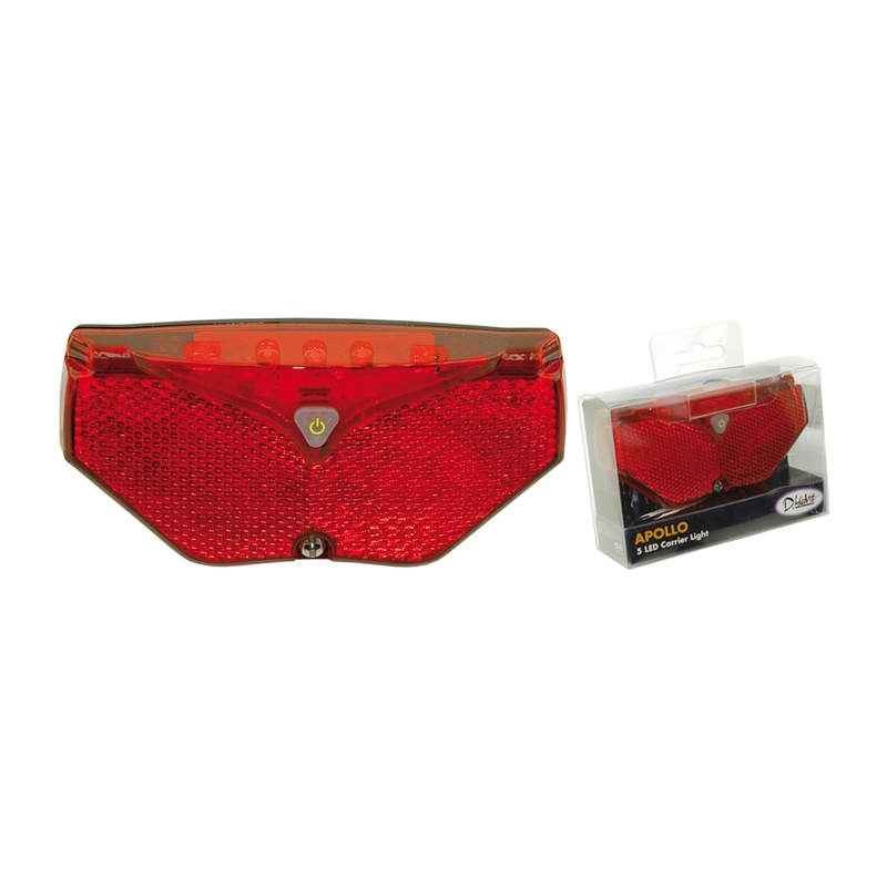V BIKE Luz trasera de bicicleta LED + reflector.
