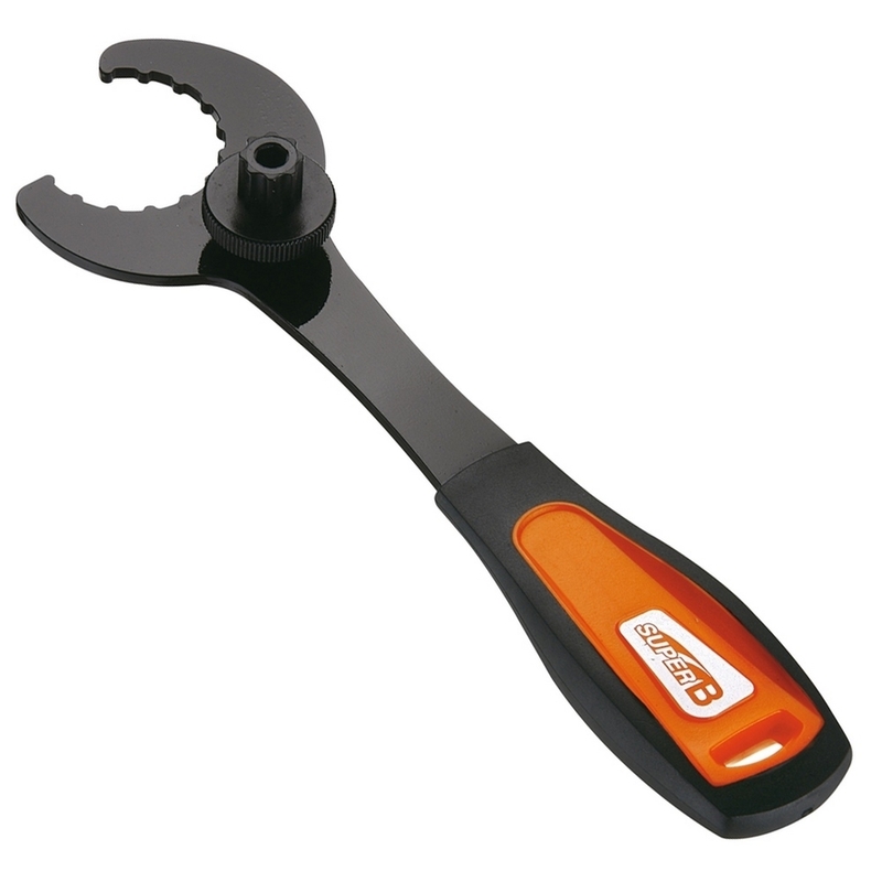 Llave cazoletas pedalier abierta.
