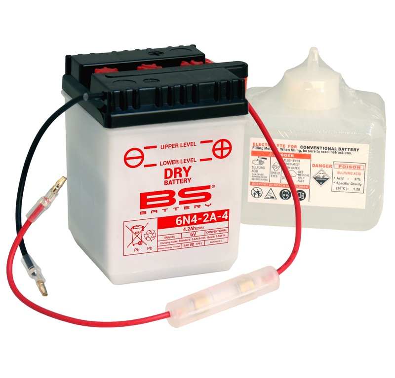 Batería BS BATTERY BS 6N4-2A-4 (6V)