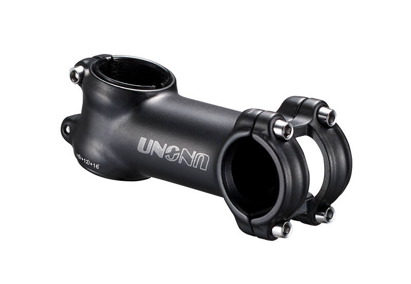 Potencia para bicicleta ±8°/12°/16° UNO - 70 mm negro