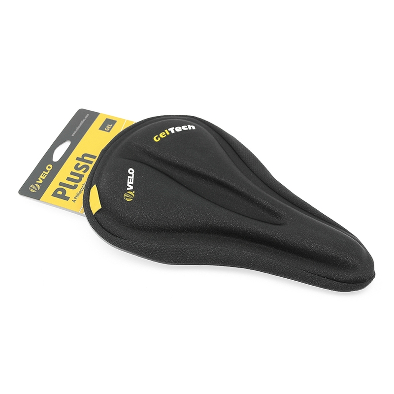 Funda Sillín bicicleta VELO VLC032 175x290mm. Unisex, prostática. GEL Tech. Color negro