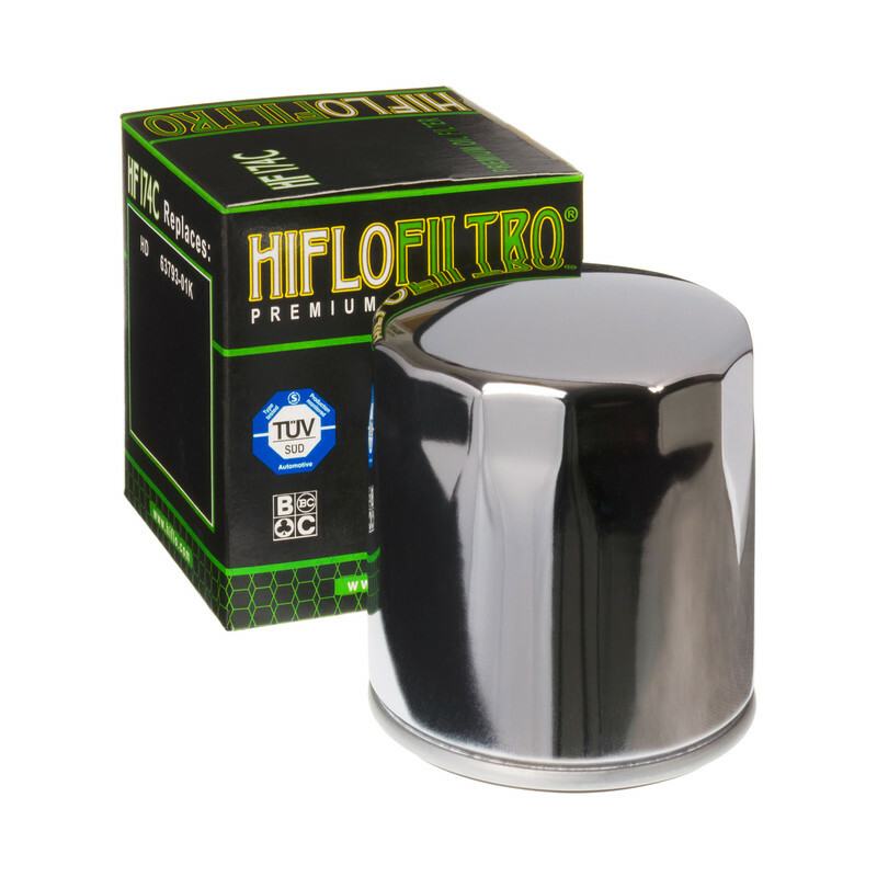 Filtro de aceite HIFLOFILTRO cromo - HF174C