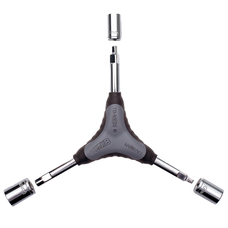 Llave Y Allen 6 en 1. 4/5/6-8/10/12mm Super B - REF TB-YY25
