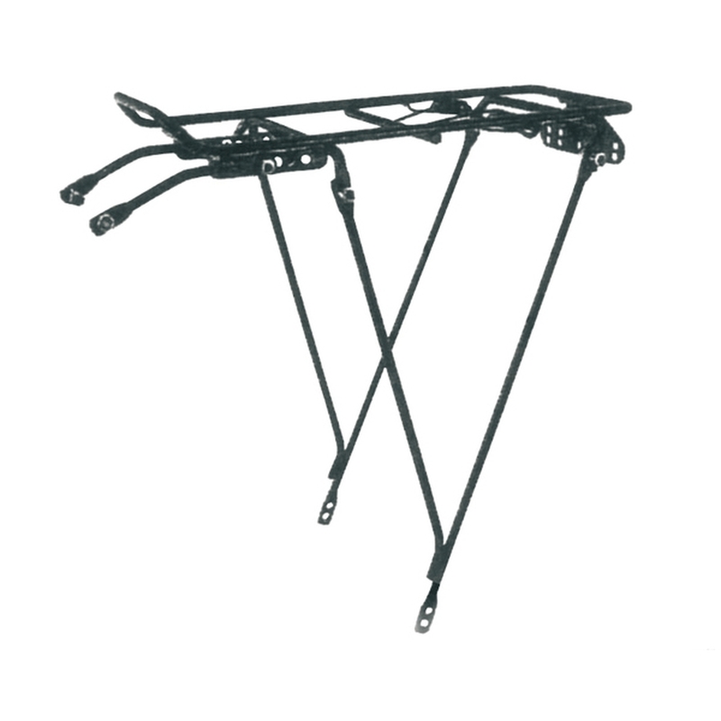V BIKE Portabultos trasero bicicleta, regulable 26-28''