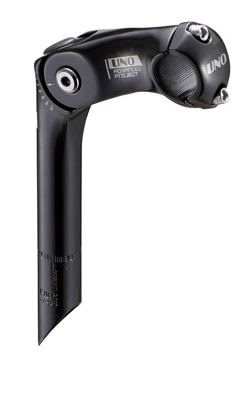 Potencia para bicicleta 0° / 60° UNO - 100 mm negro
