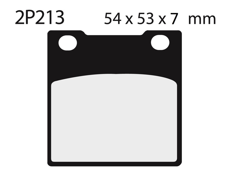 Juego pastillas de freno NISSIN 2P213ST Tra. ZXR750 89-95