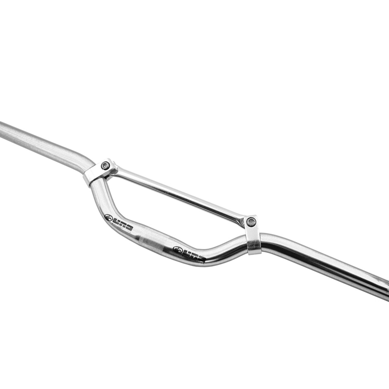 Manillar de bicicleta UNO Con barra de refuerzo 630mm - Ø25,4 Plata