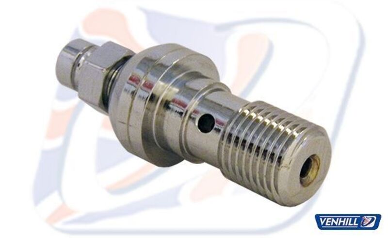 Tornillo con sangrador M10x1 Venhill cromado