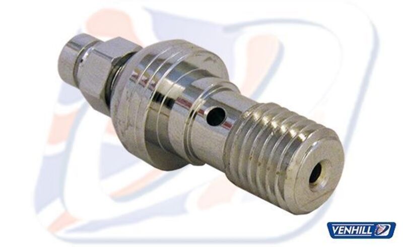 Tornillo con sangrador M10x1.25 Venhill cromado
