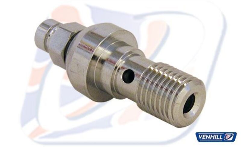 Tornillo con sangrador 3/8¨ Venhill cromado