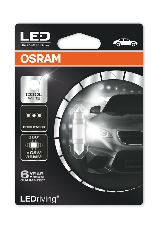 Lámpara OSRAM LED Retofit 12V cool Festoon 6000K