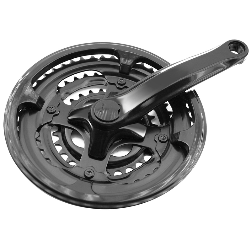PROWHEEL Set platos y bielas de bicicleta 3X7 / 3X8 Bielas 170mm